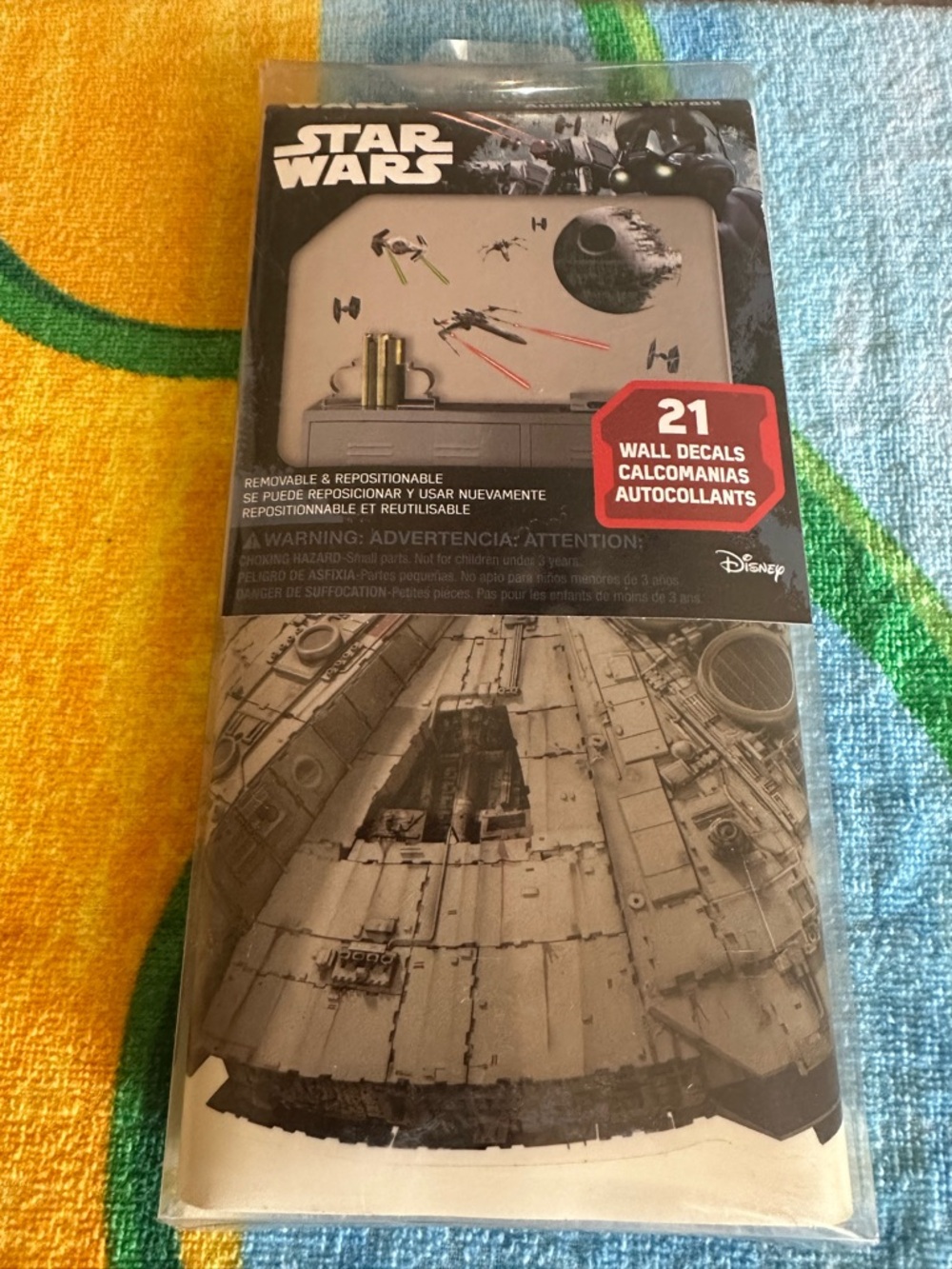 Star Wars Gray & Black Millennium Falcon Wall Decal Set